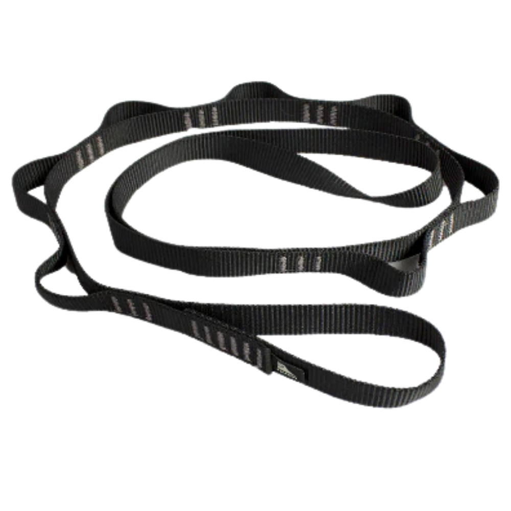 Black Webbing with loops for connecting items