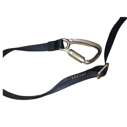 Adjustable Y-Lanyard With Shock Absorbing Lanyard