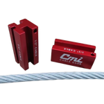 Red cable gage with 'CMI' branding