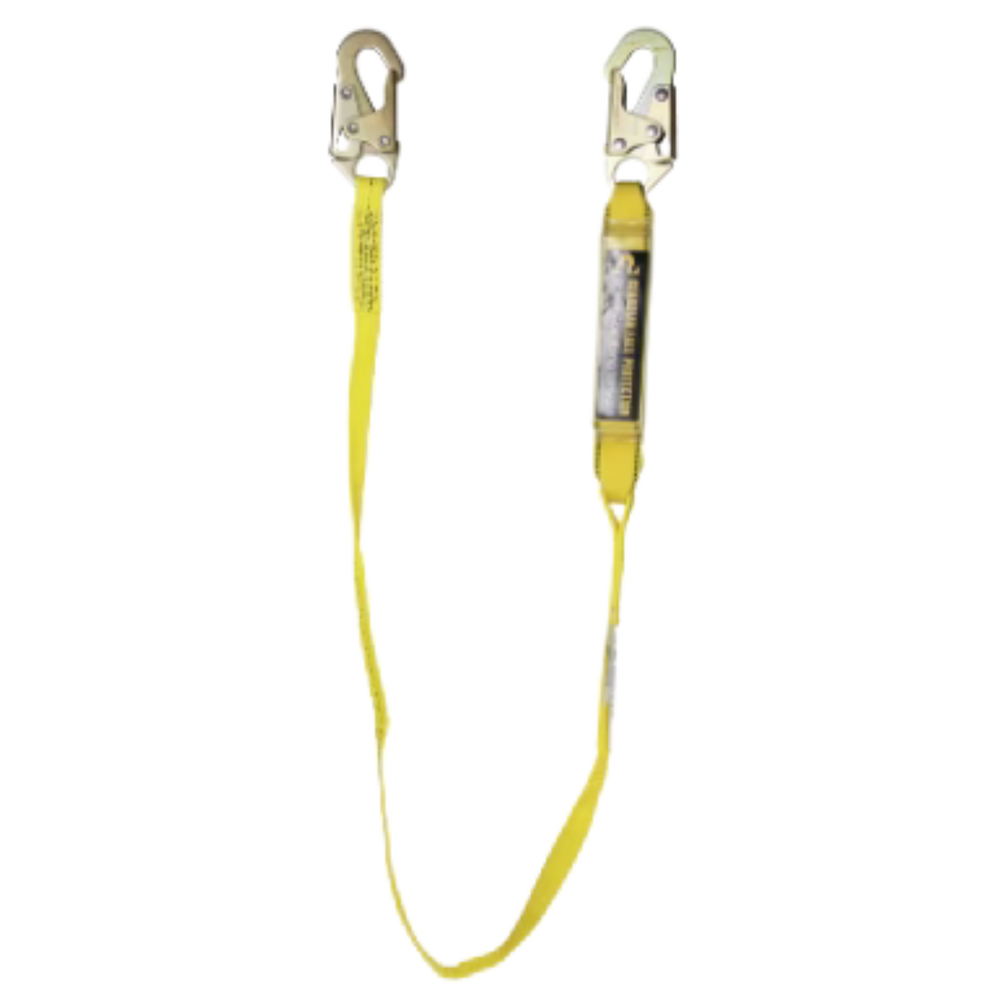 Yellow safety lanyard