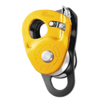Yellow and black pulley system