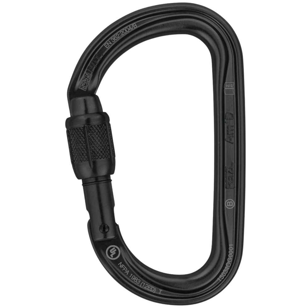Black carabiner 