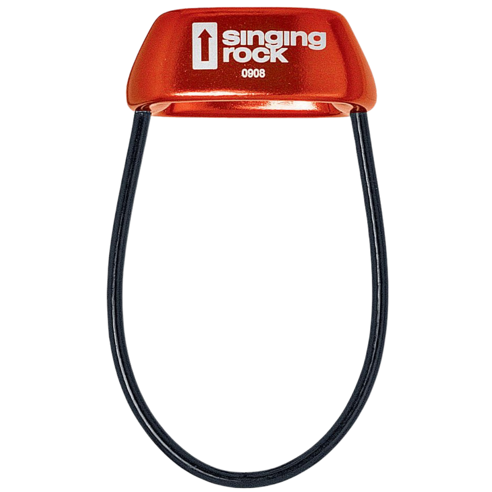 Red belay device