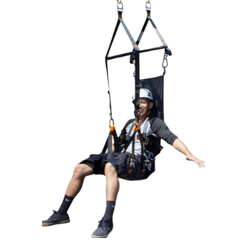 Roar Zip Line Seat Style Harness W/Head Support – Nature Outfitters Roar Zip Line Seat Style Harness W/Head Support – Nature Outfitters