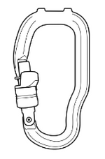 Carabiner for the Petzl Trac Guide