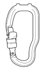 Carabiner for the Petzl Trac Guide