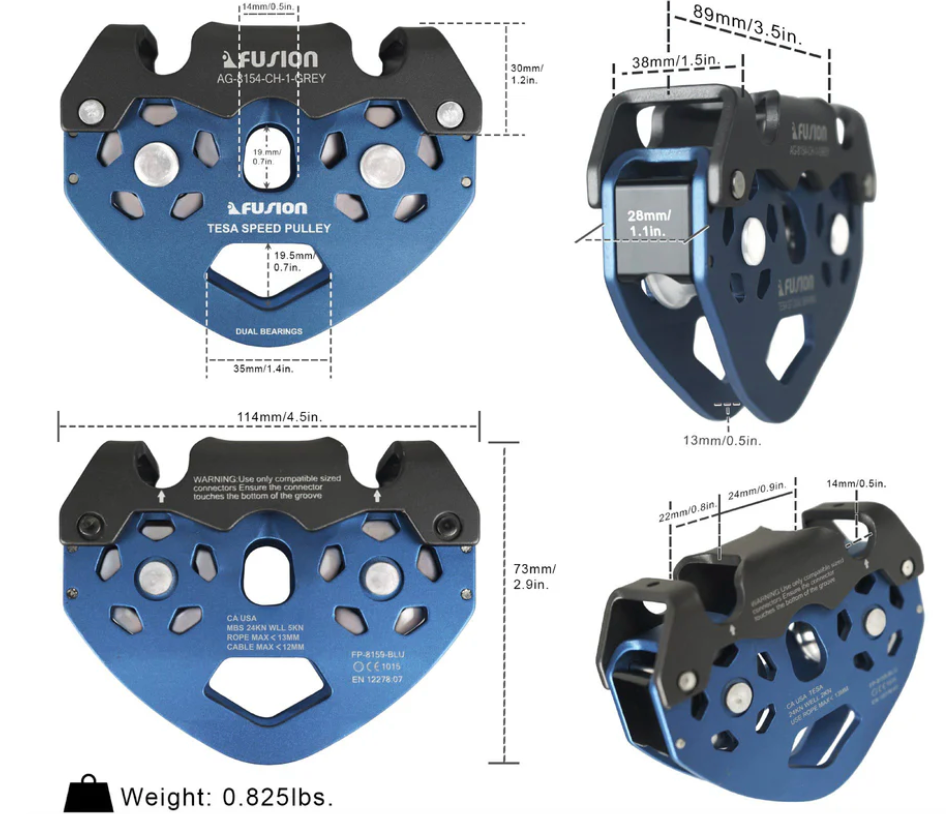 TESA SPEED Dual Pulley/Trolley