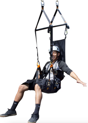 Roar Zip Line Seat Style Harness W/Head Support