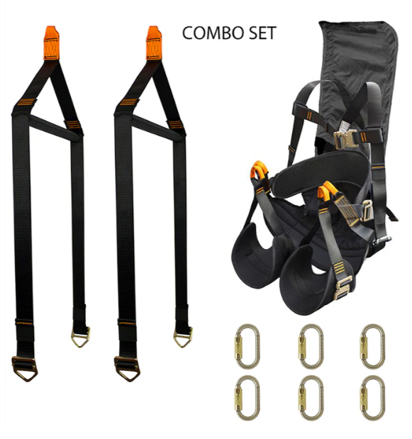 Roar Zip Line Seat Style Harness W/Head Support