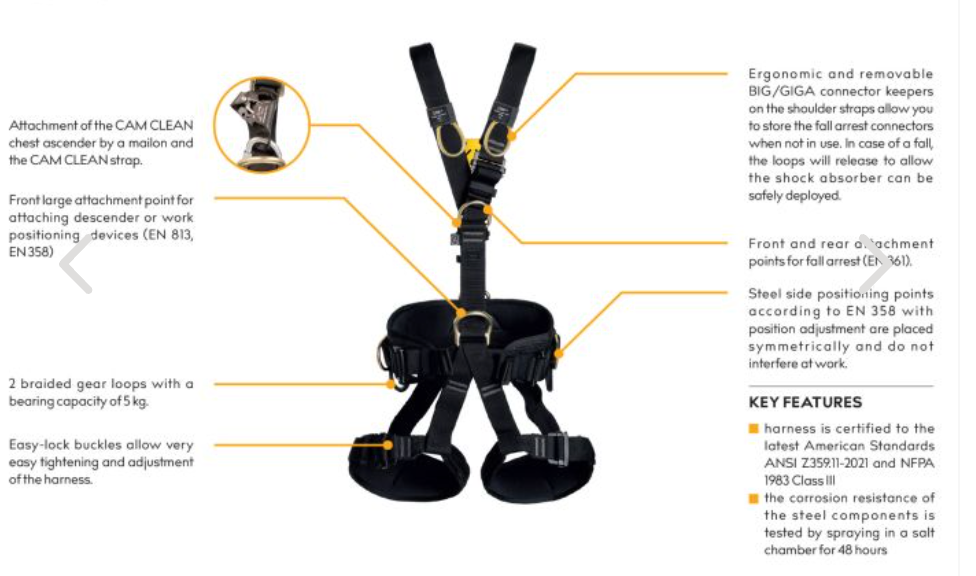 Singing Rock Technic ANSI/NFPA