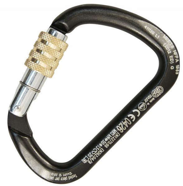 X-Large Carbon Screw Gate Carabiner