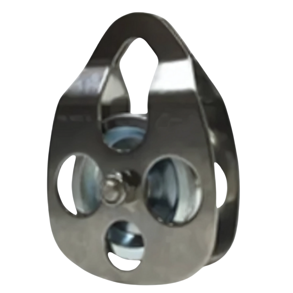 Metallic pulley wheel 