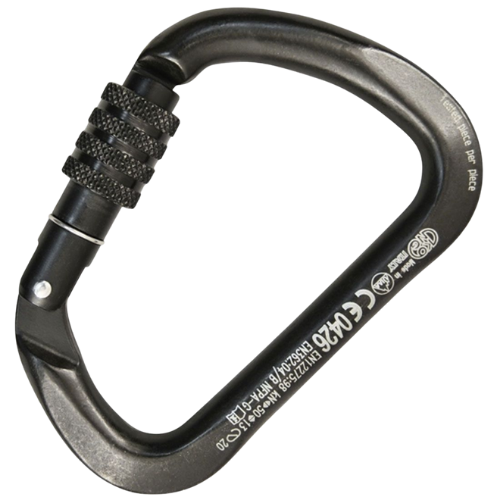 XL Steel Screw Gate Carabiner