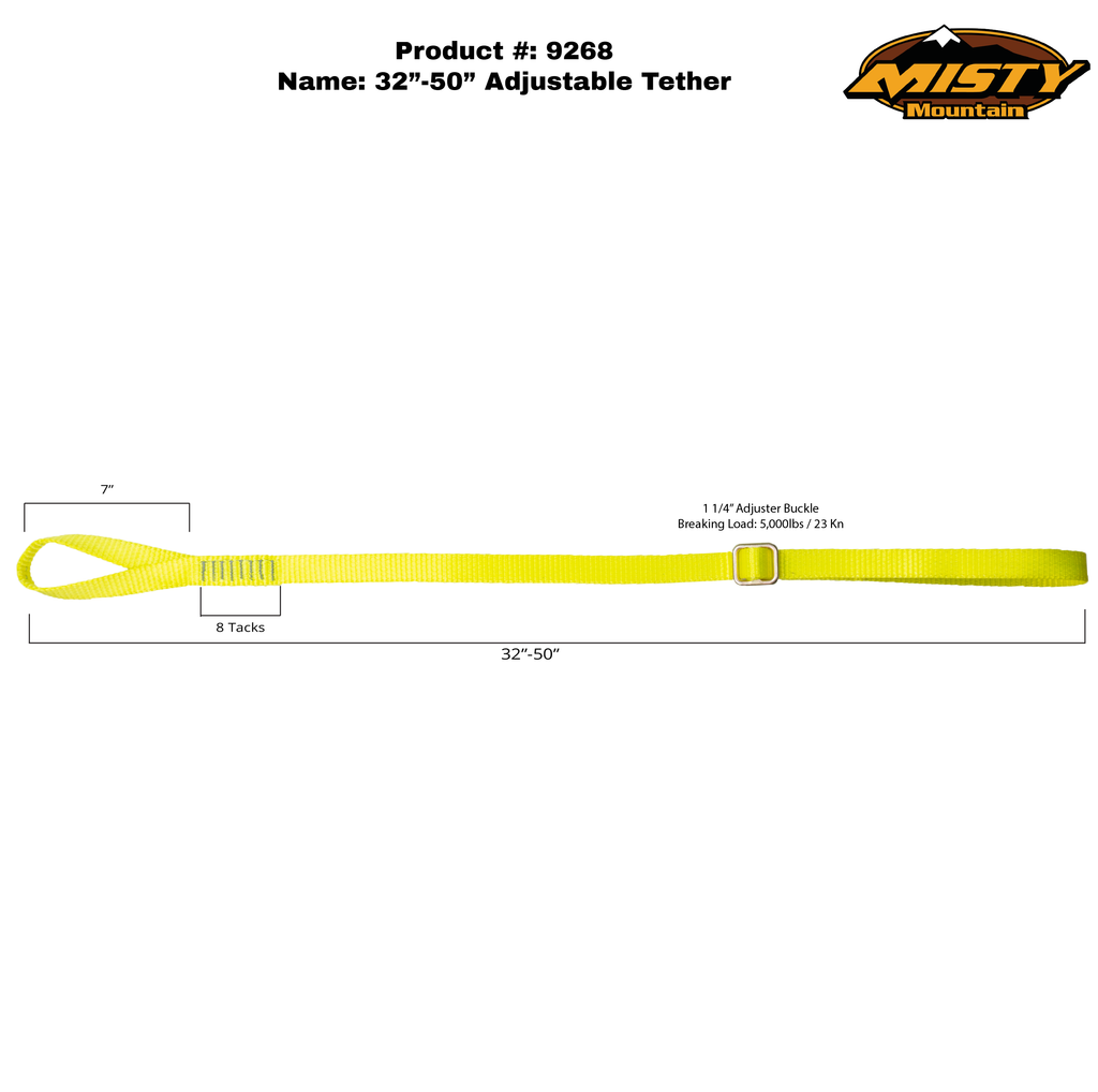 32" - 50" Adjustable Tether