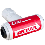 A red and white rope washer with the text 'Rope Travel' and the brand 'CMI' on it.