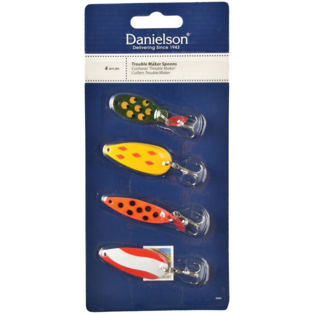 Spoon lure Assortment, Variety 4-Pack – Nature Outfitters