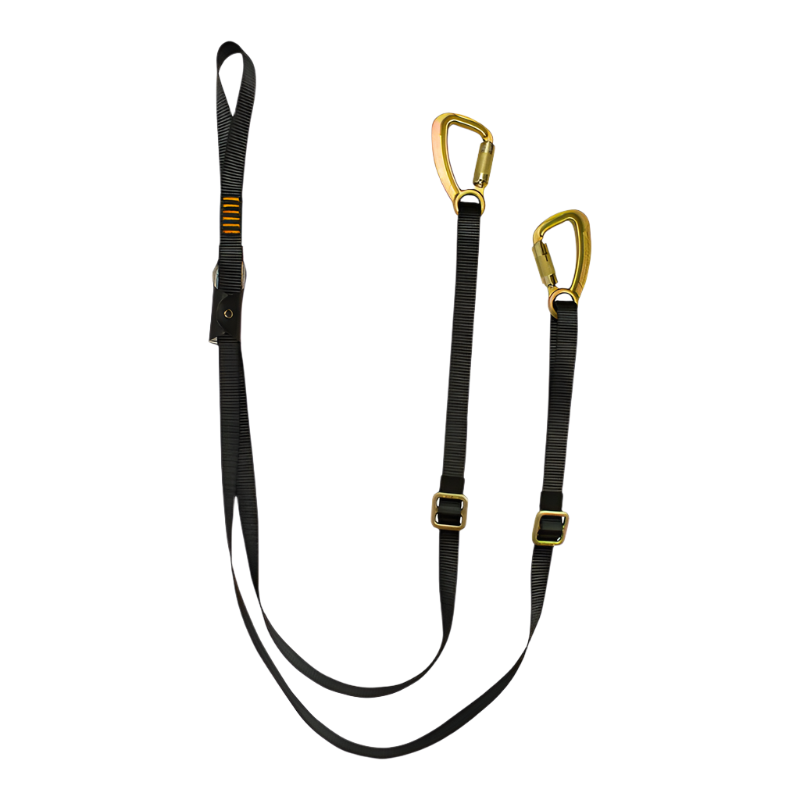 Y Legged Adjustable Lanyard Captive Eye Carabiners